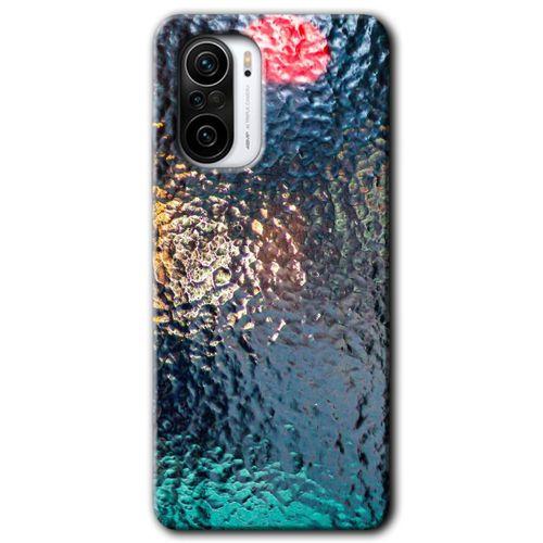 Xiaomi Redmi K40 HD Baskılı Kılıf + 9D Tam Ekran Koruyucu - Blur Cam