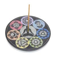 Obsidian Taşı 7 Çakra Chakra Tasarımı Tütsülük Ksk2214