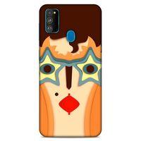 Lopard Samsung Galaxy M30s Uyumlu Kılıf Soyut Sanat (2) Desenli Kabı