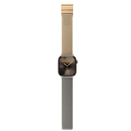 Apple Watch 10 46mm Amazingthing Omni StyleFlip Metal Hasır Kordon