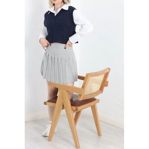pilelistore Pileli Etek Gri