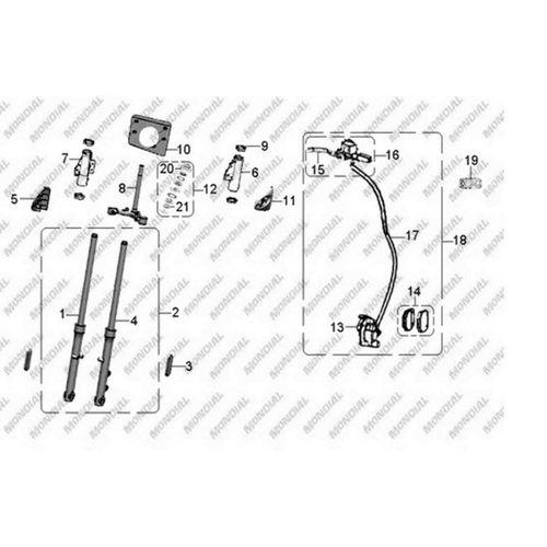 MONDİAL Mondial 150 Sentor Ön Maşa Orj