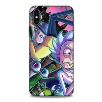 Apple iPhone XS Uyumlu Kılıf Rick And Morty (40) Fit Silikon Kılıf Rick D. Sanchez