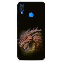 Huawei Psmart 2019 Kılıf Dragons (18) Telefon Kılıfları Kahverengi Ejderha