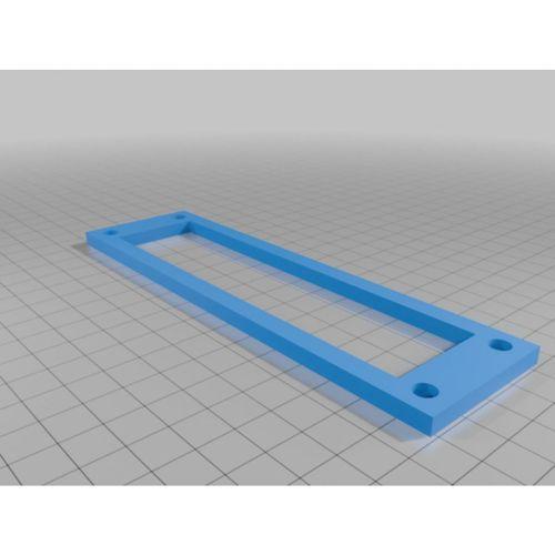 Max7219 4'lü 8x8 Yüz Plakası 3D Baskı (Bu ürün Sadece Plastik parçadır - Almadan Önce Soru Sorabilirsiniz)