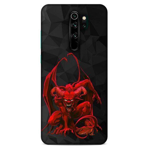 Lopard Xiaomi Redmi Note 8 Pro Uyumlu Kılıf Tattoo's (17) Tasarım Kılıf Red Dragon