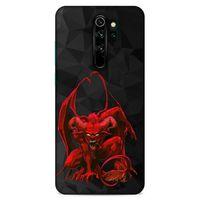 Lopard Xiaomi Redmi Note 8 Pro Uyumlu Kılıf Tattoo's (17) Tasarım Kılıf Red Dragon
