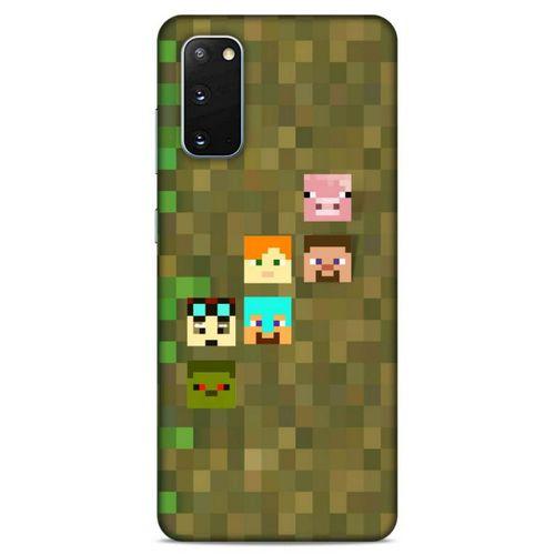 Lopard Samsung Galaxy S20 Uyumlu Kılıf PiXel (14) Lansman Kılıf Minecraft Karakterleri