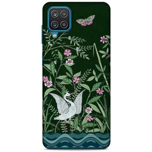 Samsung Galaxy A12 Uyumlu Kılıf Yeşil Delisi (32) Soft Silikon Kılıf Ördek yeşili