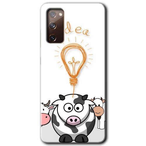 Potkal Hediye Fabrikası Samsung Galaxy S20 FE Kılıf HD Desen Baskılı Arka Kapak - İdea Lamp