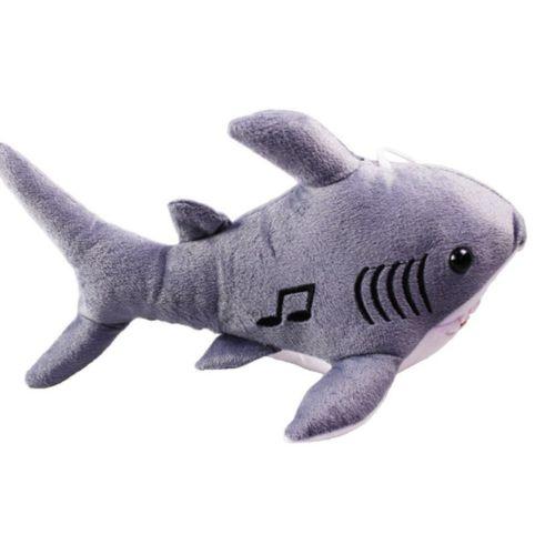 Köpekbalığı Sesli Baby Shark Müzikli 28 cm - 1811201 - Gri