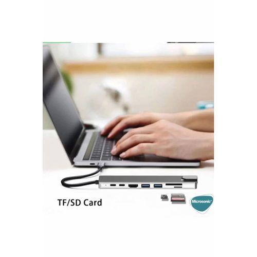 Type-c To Hdtv Multifunction Adapter 8 Port Kablo