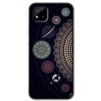 Realme C11 Kılıf Baskılı Kapak - Gezegen Döngüsü +Tam Kaplayan Mat Seramik