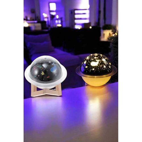 Hava Nemlendirici Masa Ve Gece Lambası Usb Projeksiyon Aromaterapi