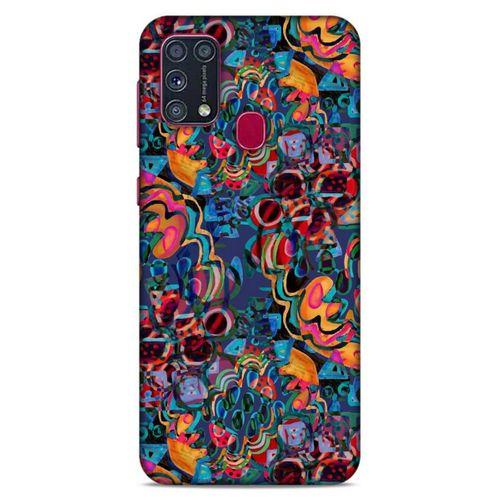 Lopard Samsung Galaxy M31 Uyumlu Kılıf Soyut Sanat (28) Desenli Arka Kapak
