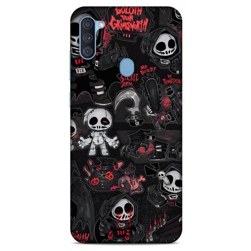 Samsung Galaxy A11 Uyumlu Kılıf Motorsiklet (30) Silicone Case İskelet