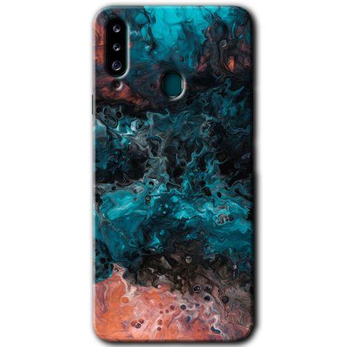 Samsung Galaxy A20s Kılıf Baskılı Kapak - Kaplumbağa Avcısı + 5D Tam Kaplayan Cam