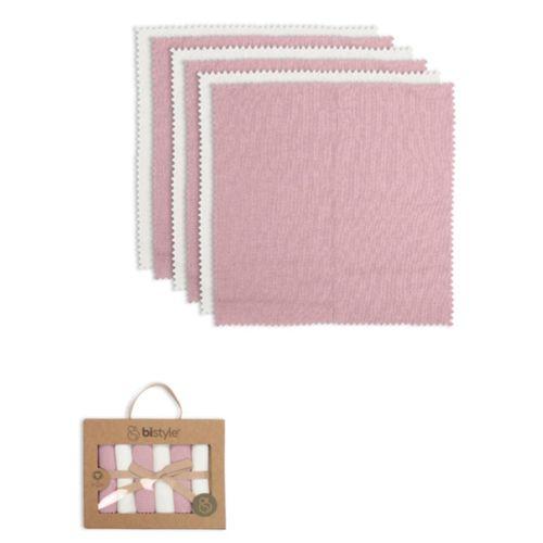 Bistyle Bistyle Colours Kutulu 6lı Penye Mendil 20x20 90161 Ekru Gül Kurusu