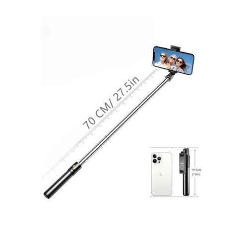 Cep Telefonu Tripod Standı Manyetik Selfie Sopa Bluetooth Uzaktan Kumandalı