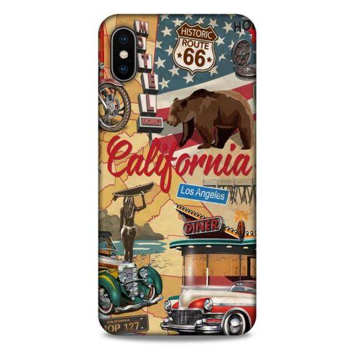 Retro (15) Desen Antişok Kılıf Renkli Apple iPhone XS Max Kılıf