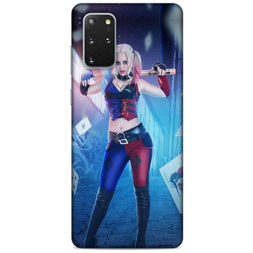 Samsung Galaxy S20 Plus Uyumlu Kılıf Harley Quinn (31) TPU Kılıf Lavanta mavisi