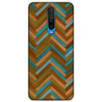 Lopard Xiaomi Poco X2 Uyumlu Kılıf Wood'X (38) Neo Hybrid Kılıf Desenli