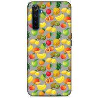 Frutix Meyve Mix 11 Oppo Realme 6 Kılıf Desenli Silikon