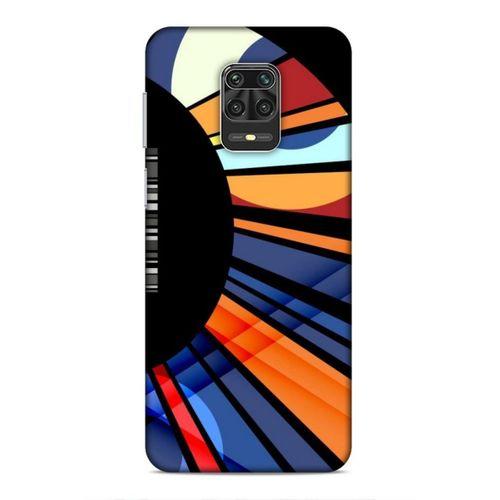 Xiaomi Redmi Note 9S Uyumlu Kılıf Insomnia (3) Kapak Siyah Turuncu