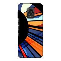 Xiaomi Redmi Note 9S Uyumlu Kılıf Insomnia (3) Kapak Siyah Turuncu