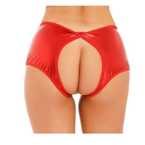 Fantezi Özel Bölgeleri Açık Parlak Külot