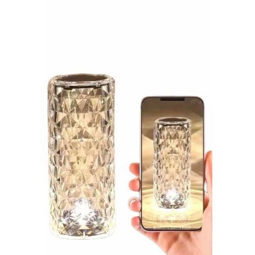 Yeni Nesil Modern Kristal Masa Ve Gece Lambası Dokunmatik Renk Değiştirebilen
