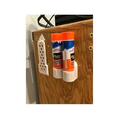 Duvara Monte 30mm Sıcak Silikon Çubuğu Tutucu