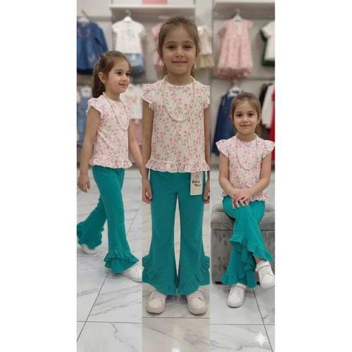 6-7-8 Yaş Kolyeli Full Likra Çocuk Takımı