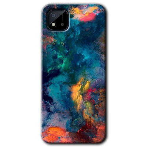 Realme C11 Kılıf Baskılı Arka Kapak - Valhalla +Tam Ekran Koruyucu