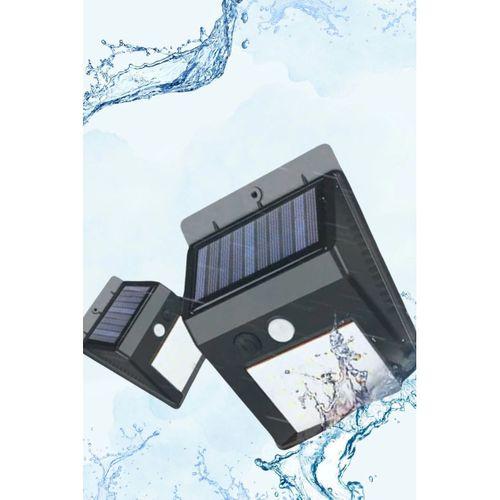 Güneş Enerjili Sensörlü Duvar Lambası Bahçe Lamba Suya Dayanıklı Bahçe Aydınlatma