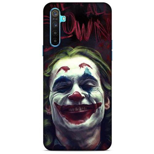 Realme 6i Uyumlu Kılıf Joker (16) Kalın Kılıf Siyah Kırmızı