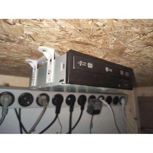 5 25 Alt Masa Montajı 3D Baskı (Bu ürün Sadece Plastik parçadır - Almadan Önce Soru Sorabilirsiniz)