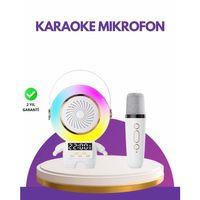 Karaoke Özellikli Astronot Bluetooth Hoparlör Kablosuz Mikrofonlu