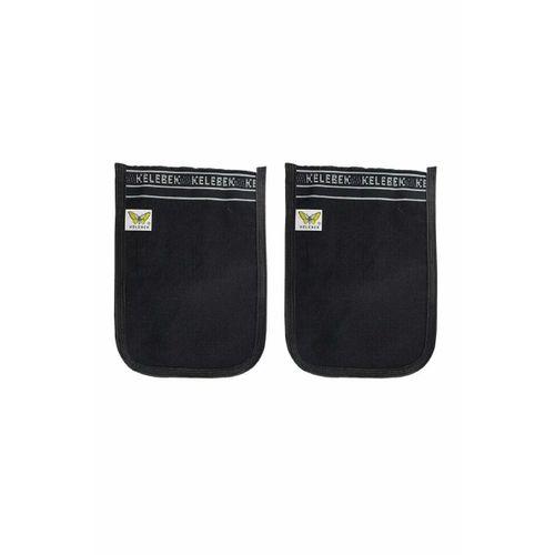 2 Adet Osmanlı Kalın Siyah Banyo Hamam Kesesi 25x17 Cm