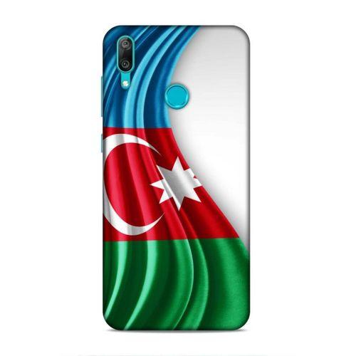 Huawei Y7 Prime 2019 Uyumlu Kılıf Azarbaijan (21) Koruyucu Kapak Bayrak