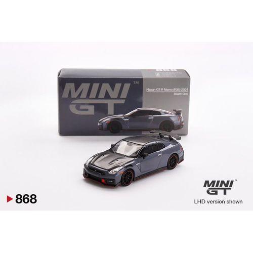 Mini GT Nissan GT-R Nismo 2024 NISMO Stealth Gray 868
