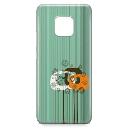 Huawei Mate 20 Pro Kılıf Soyut Bahar Arka Kapak Koruma Desenli Full Koruyucu