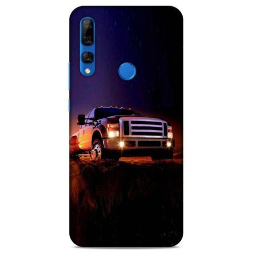 Lopard Huawei Y9 Prime 2019 Uyumlu Kılıf PickUpX (31) TPU Kılıf Siyah Gün Batımı