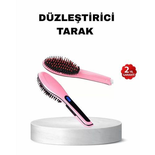 Dijital Ekranlı Seramik Saç Düzleştirici Tarak – 5 Kademeli Isı Ayarı, İyon Kontrollü