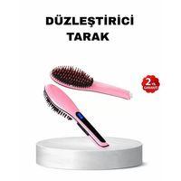 Dijital Ekranlı Seramik Saç Düzleştirici Tarak – 5 Kademeli Isı Ayarı, İyon Kontrollü