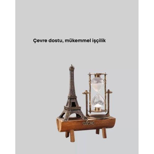 Ev, Ofis Ve Kafeler İçin Retro Ahşap Kum Saati Dekorasyonu