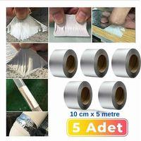 5 Li Su Geçirmez Çatlak Bandı 10cm 5m Yüksek Sıcaklık Dayanıklı Çatı Boru Duvar Onarım Çamur Bant