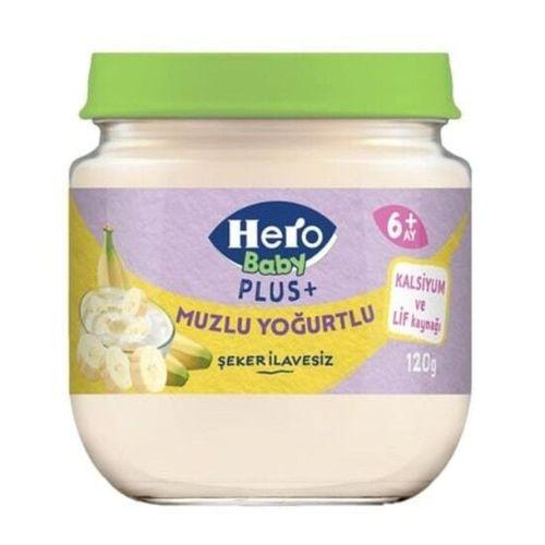 Hero Baby Hero Baby Plus Muzlu Yoğurtlu Kavanoz Mama 120 Gr