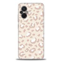 Xiaomi Poco M5 Kılıf HD Baskılı Kılıf - Kahve Leoapar + Tam Ekran Koruyucu