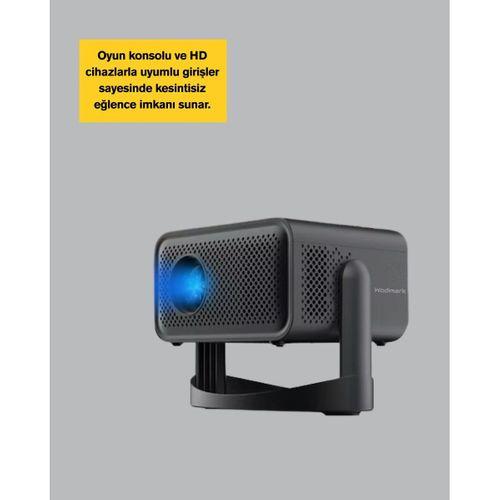 Dahili Hoparlörlü Ve Uzun Ömürlü Led Lambalı Akıllı Projektör